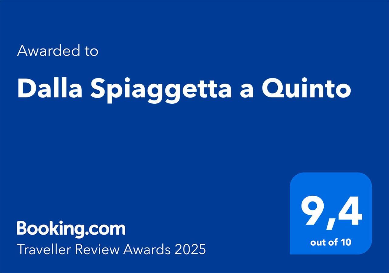 Dalla Spiaggetta A Quinto ジェノヴァ エクステリア 写真